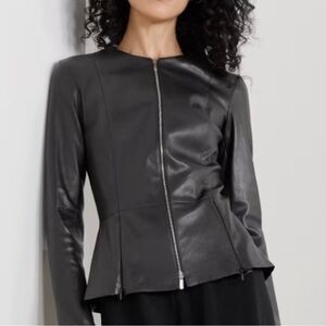 🖤The row Anasta lambskin leather peplum jacket🖤 Offers Welcome!